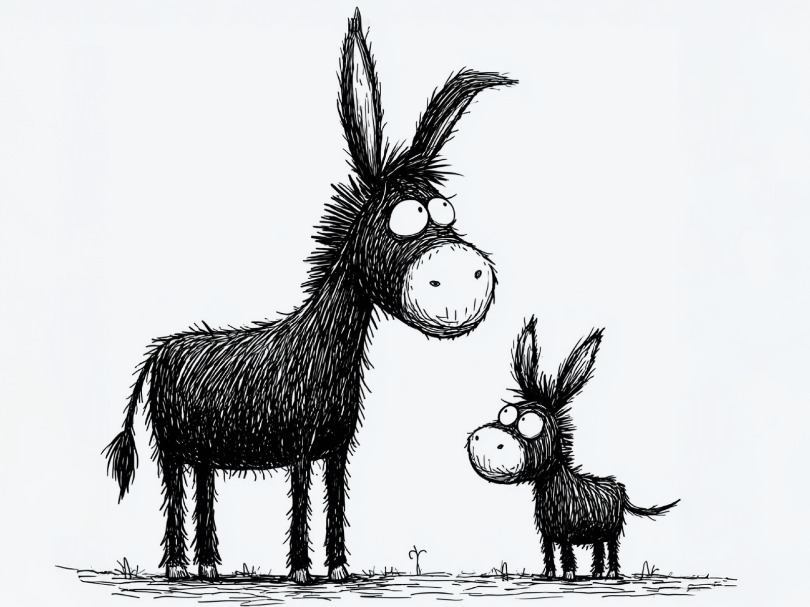 Hand-drawn balloon bunch illustration