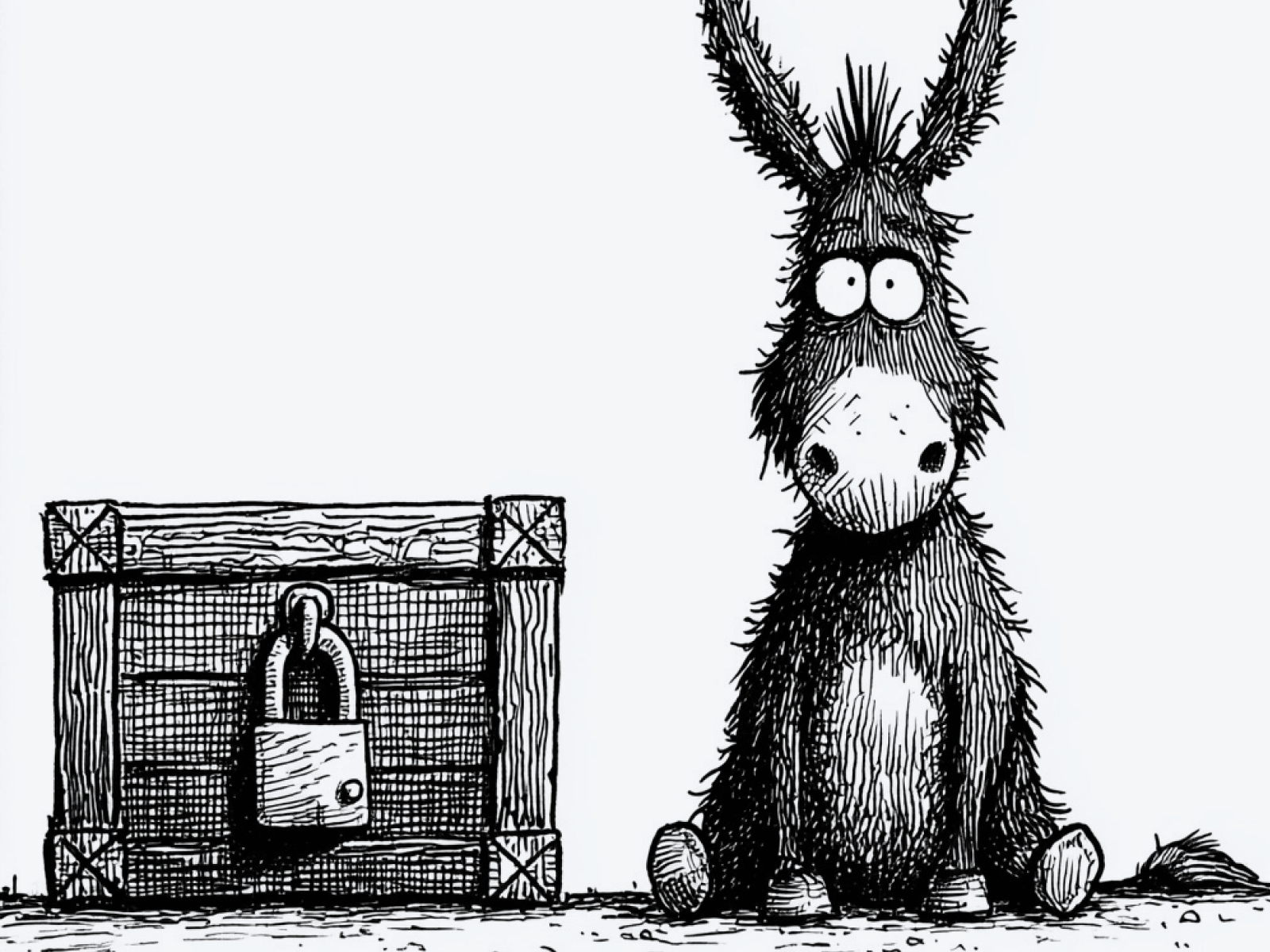 Hand-drawn shield illustration